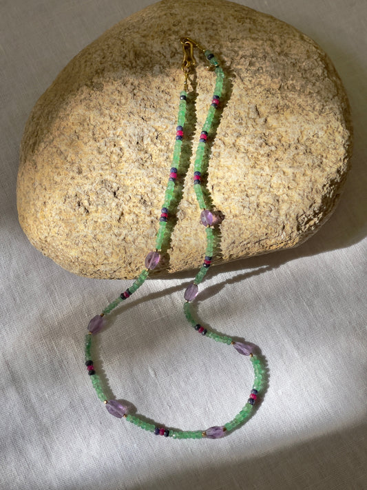 Emerald Whisper Necklace