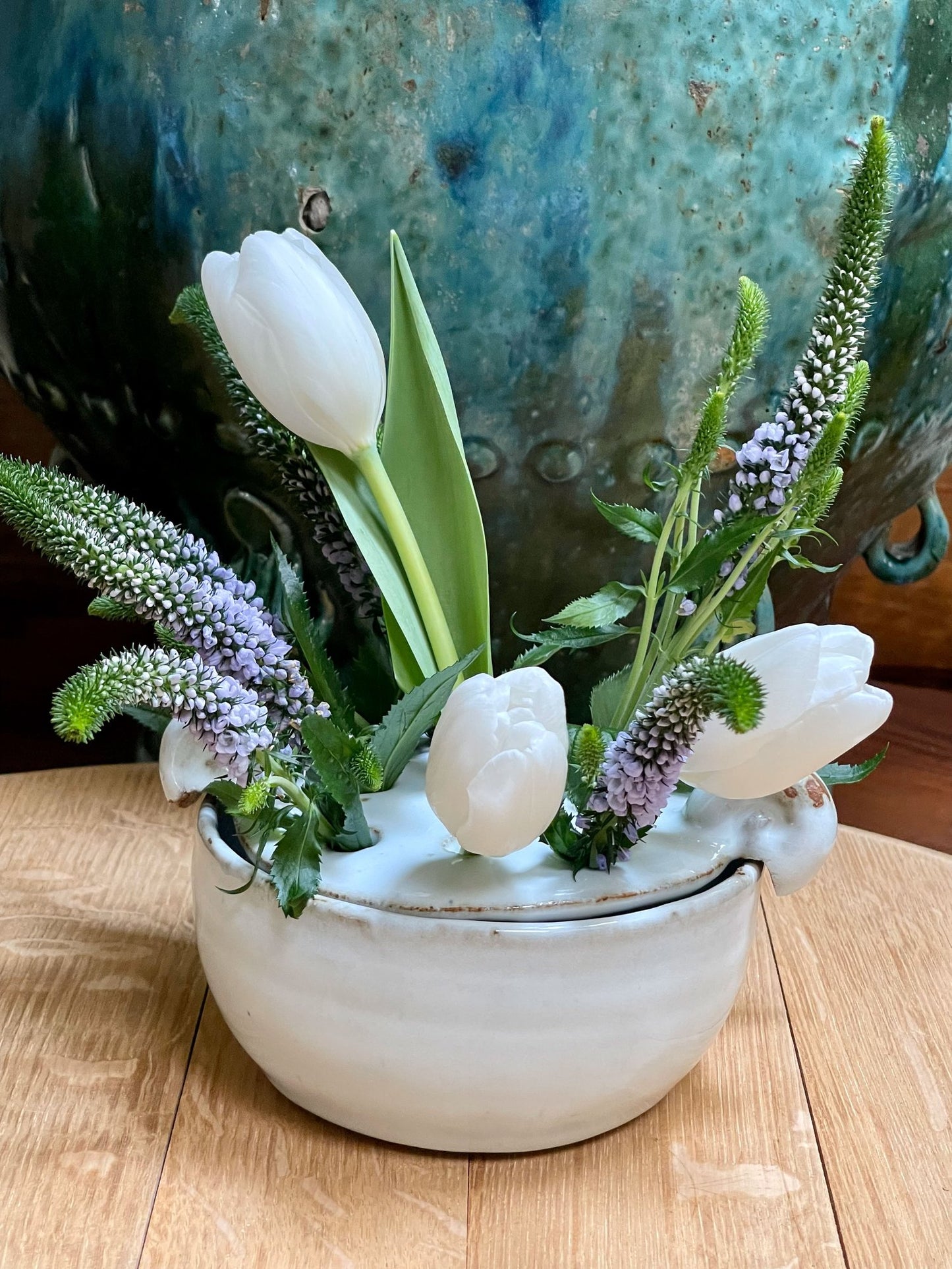 Ceramic Flower Vessel